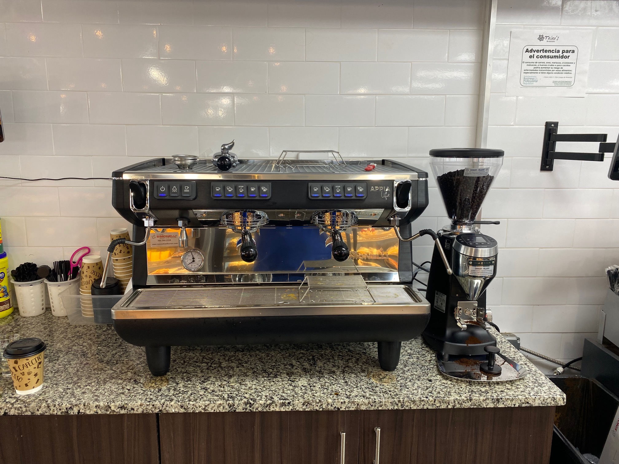 Coffee Machine On The Counter Top